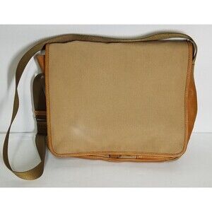 PRADA shoulder bag beige cross body leather brownish luxury
